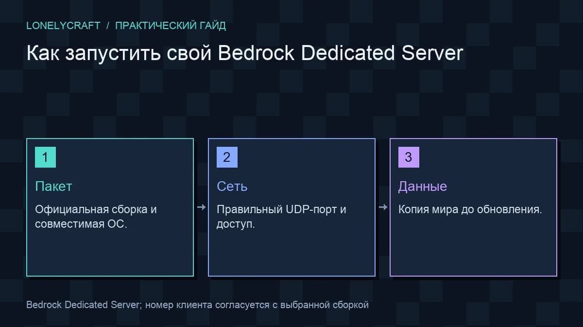 Схема: Пакет → Сеть → Данные