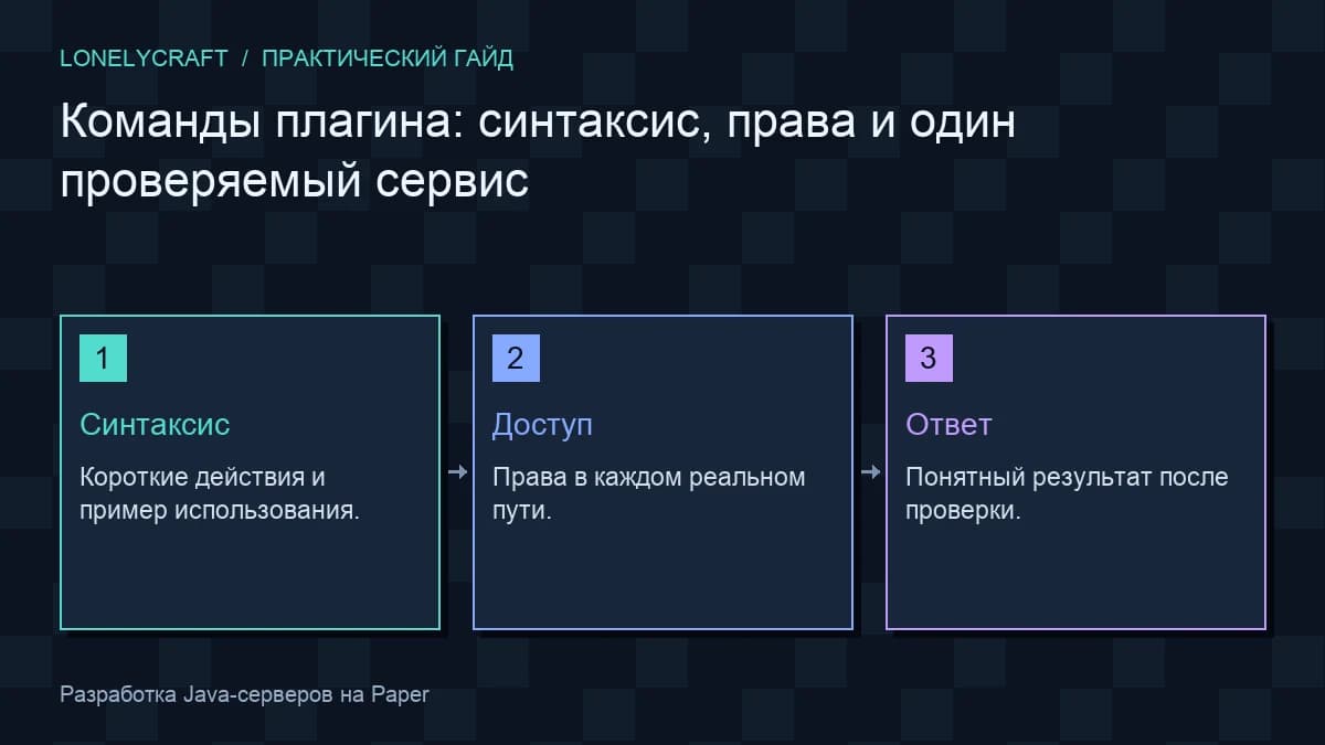 Схема: Синтаксис → Доступ → Ответ