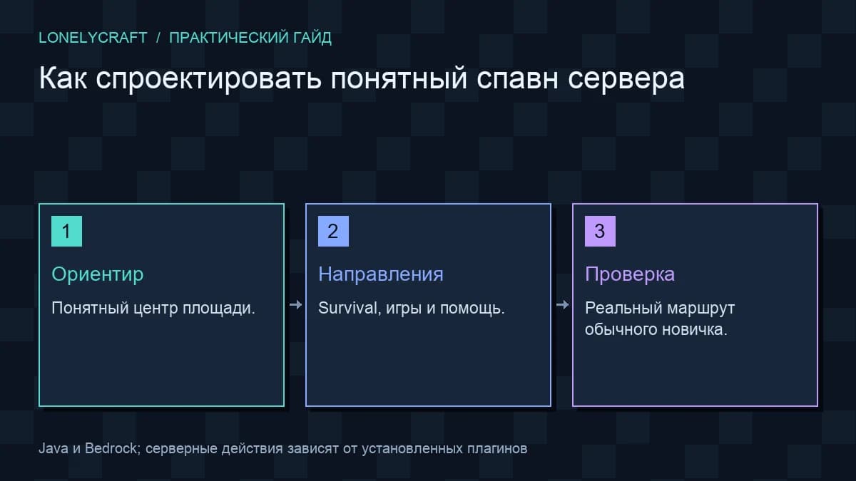 Схема: Ориентир → Направления → Проверка
